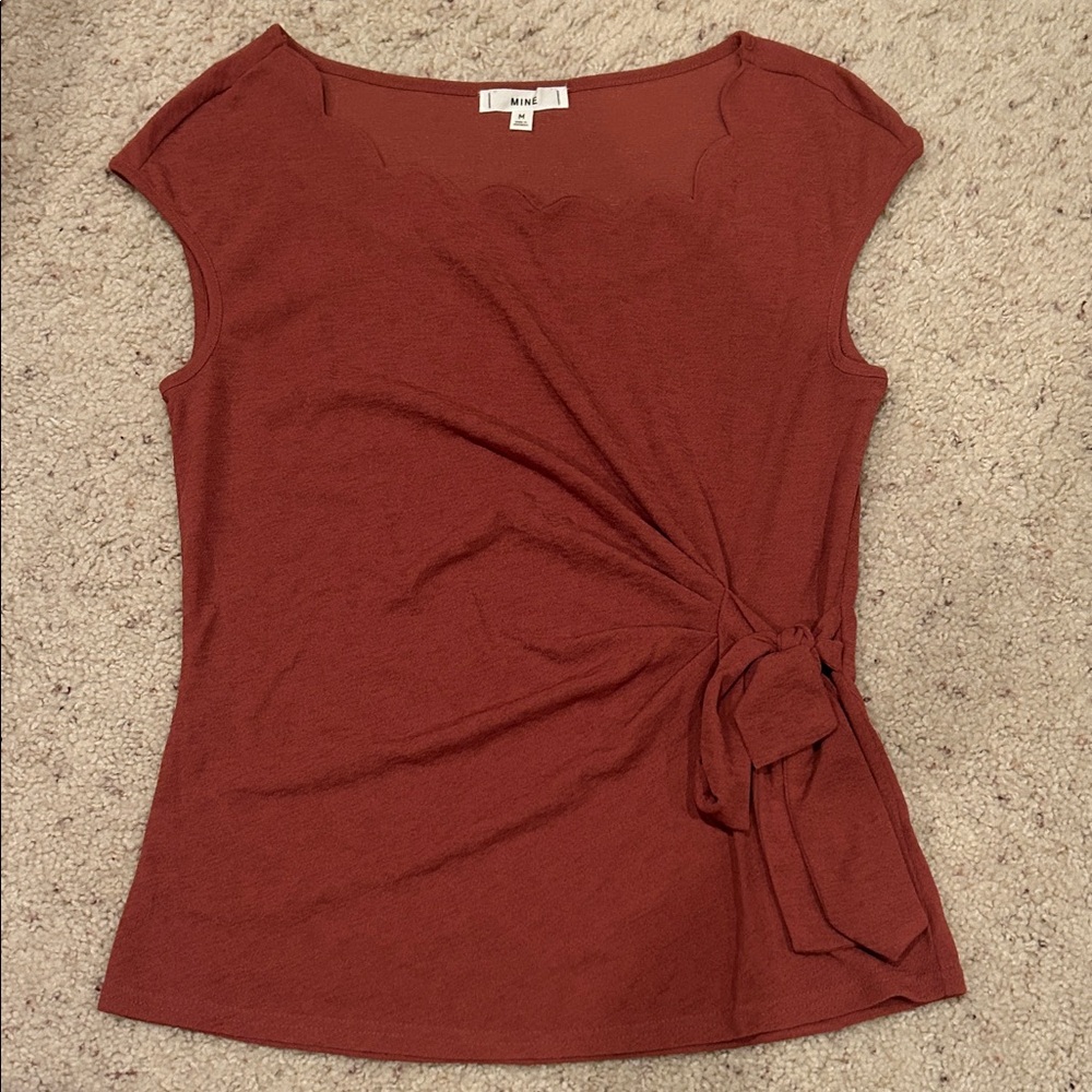 Mine Rust Red Women's Top